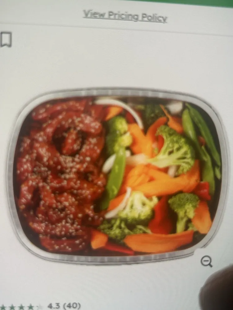 Black Pepper Beef Saute Meal