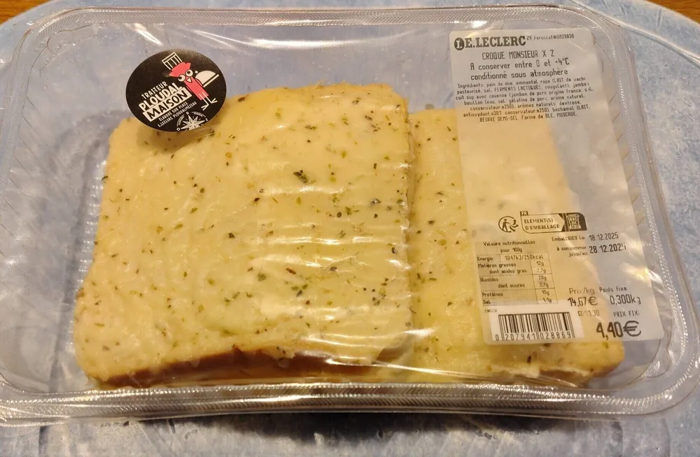 Croque monsieur x2
