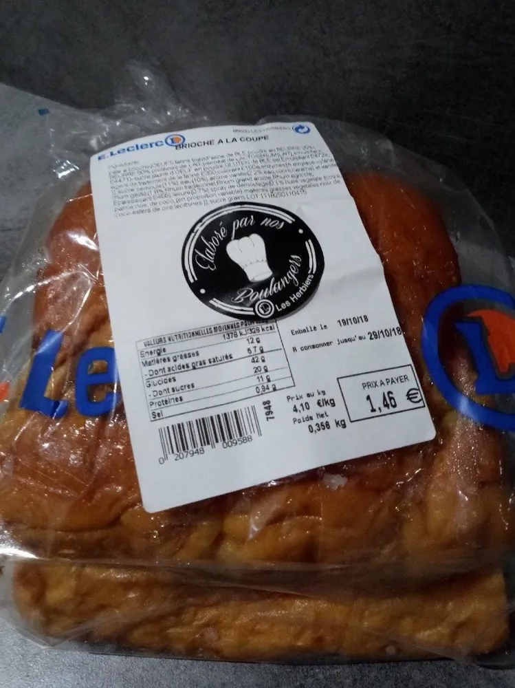 Brioche à la coupe
