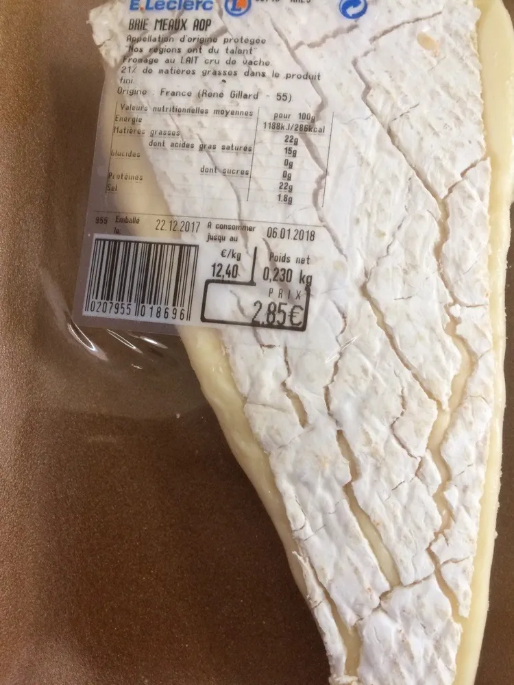 Brie Meaux AOP E.leclerc
