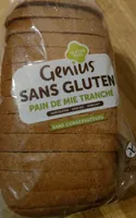 Genius sans gluten pain de mie tranché