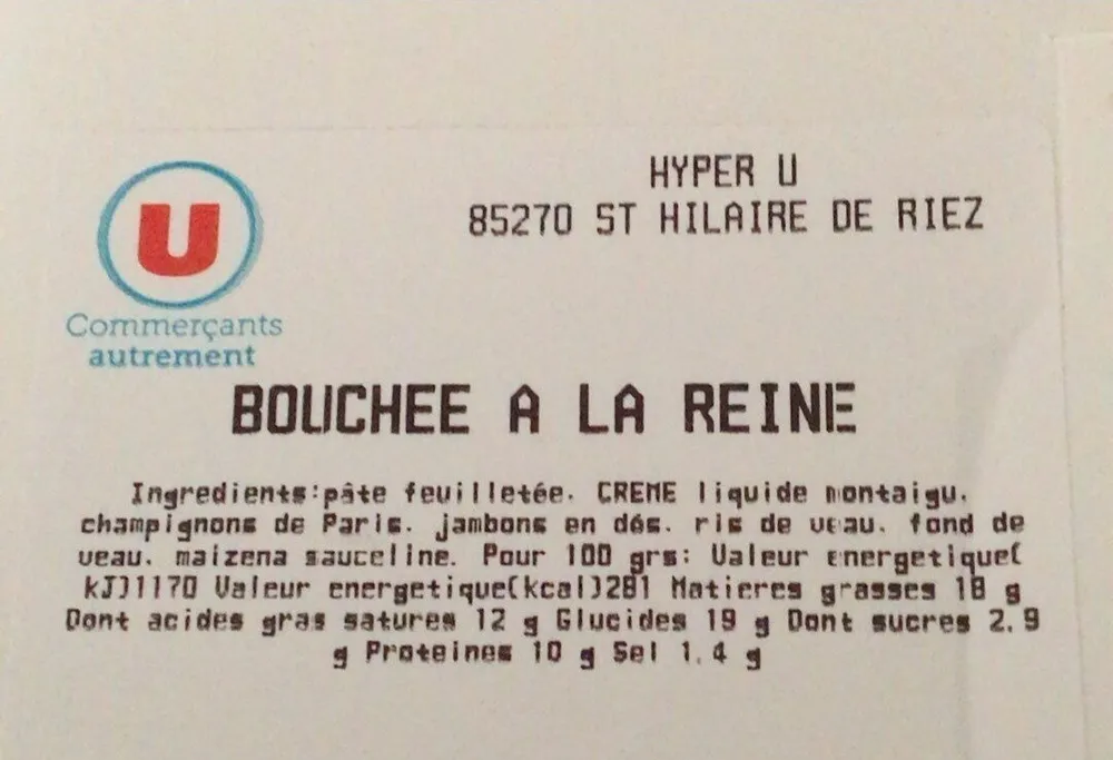 Bouchée à la reine