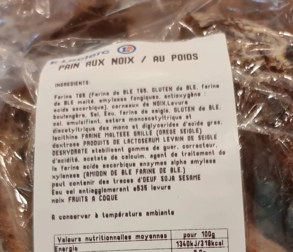 Pain aux noix