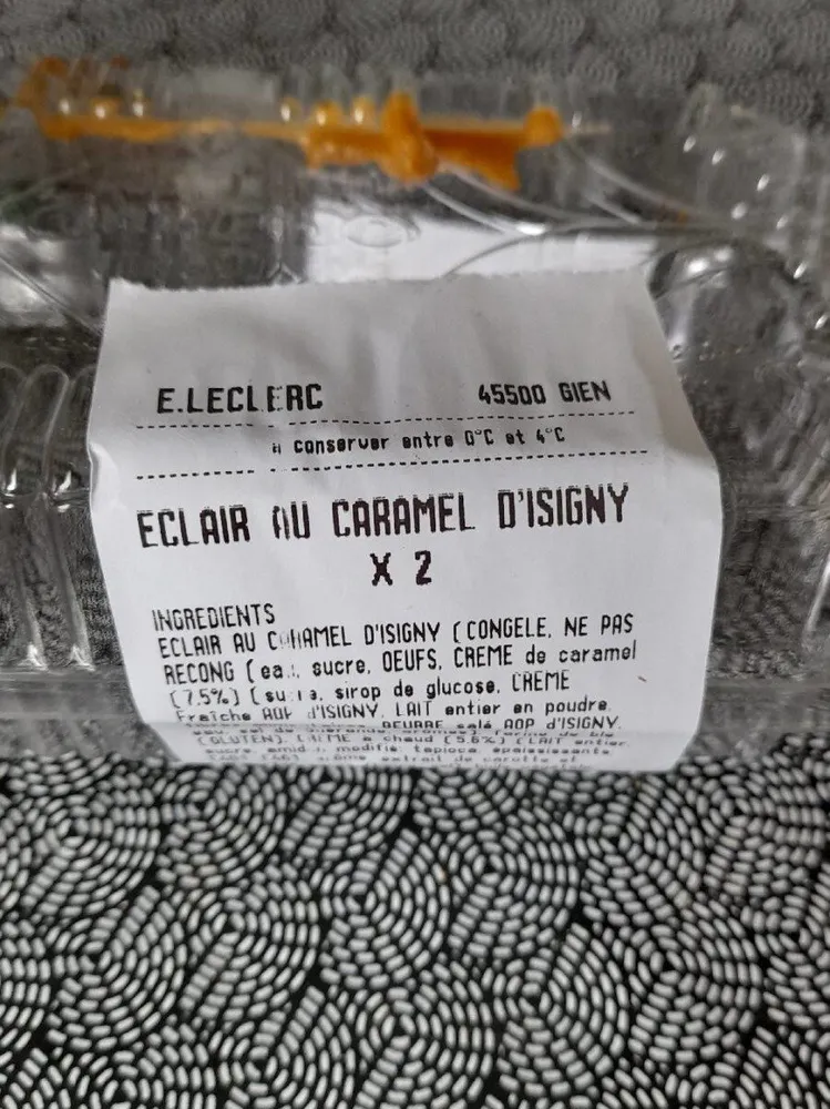 Éclair caramel