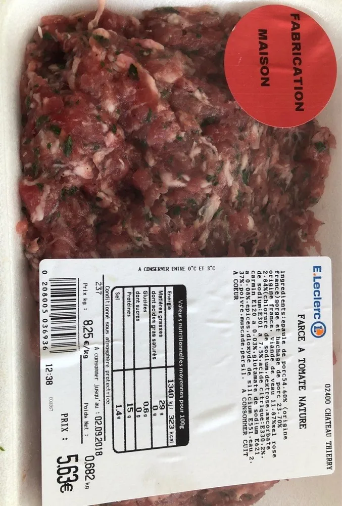 Farce à tomate  nature