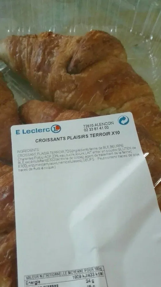 Croissants plaisirs terroir