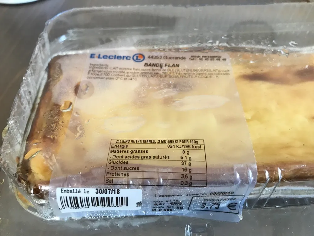 Bande flan