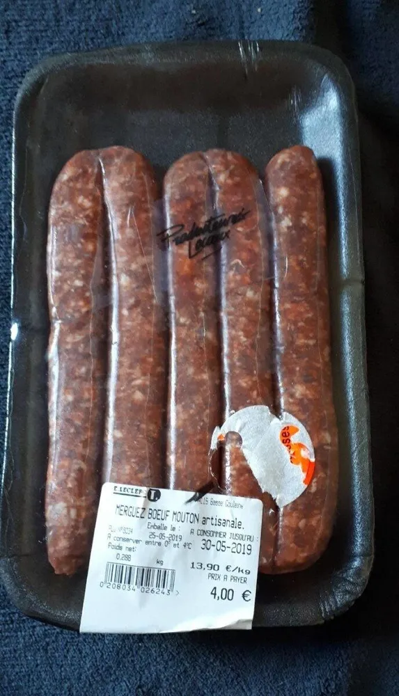 Merguez boeuf mouton artisanale