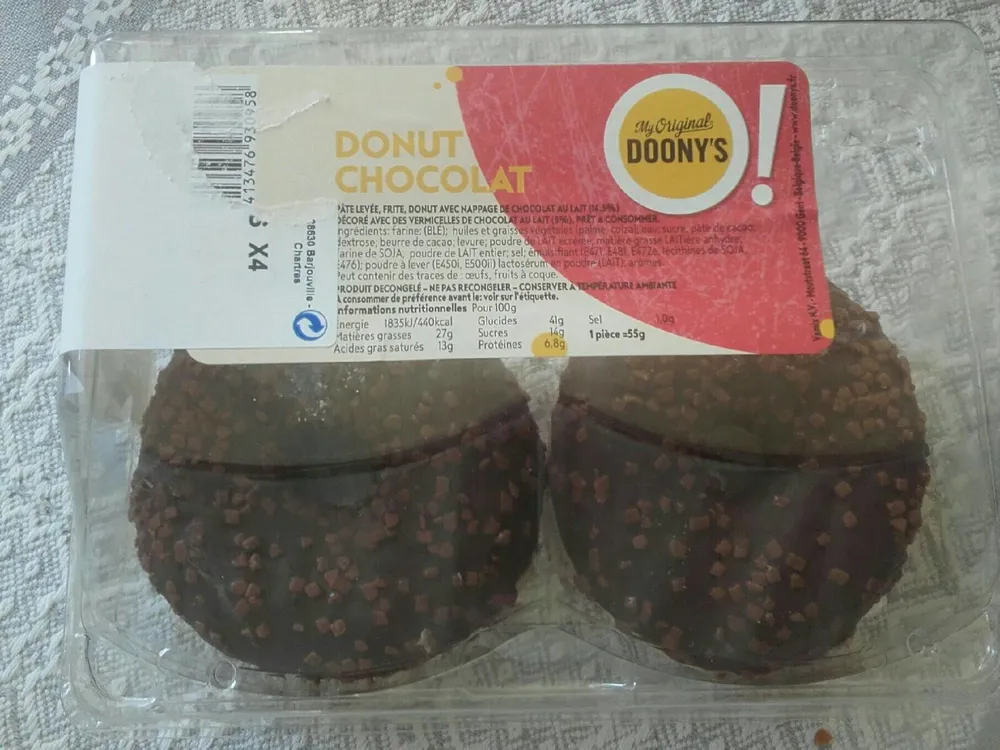 Donut au chocolat