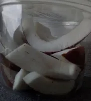 Noix de coco en morceaux