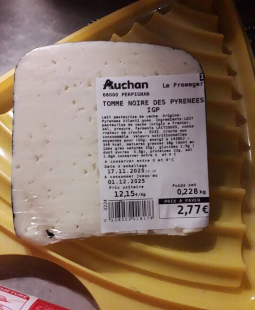 Tomme noire des Pyrénées IGP