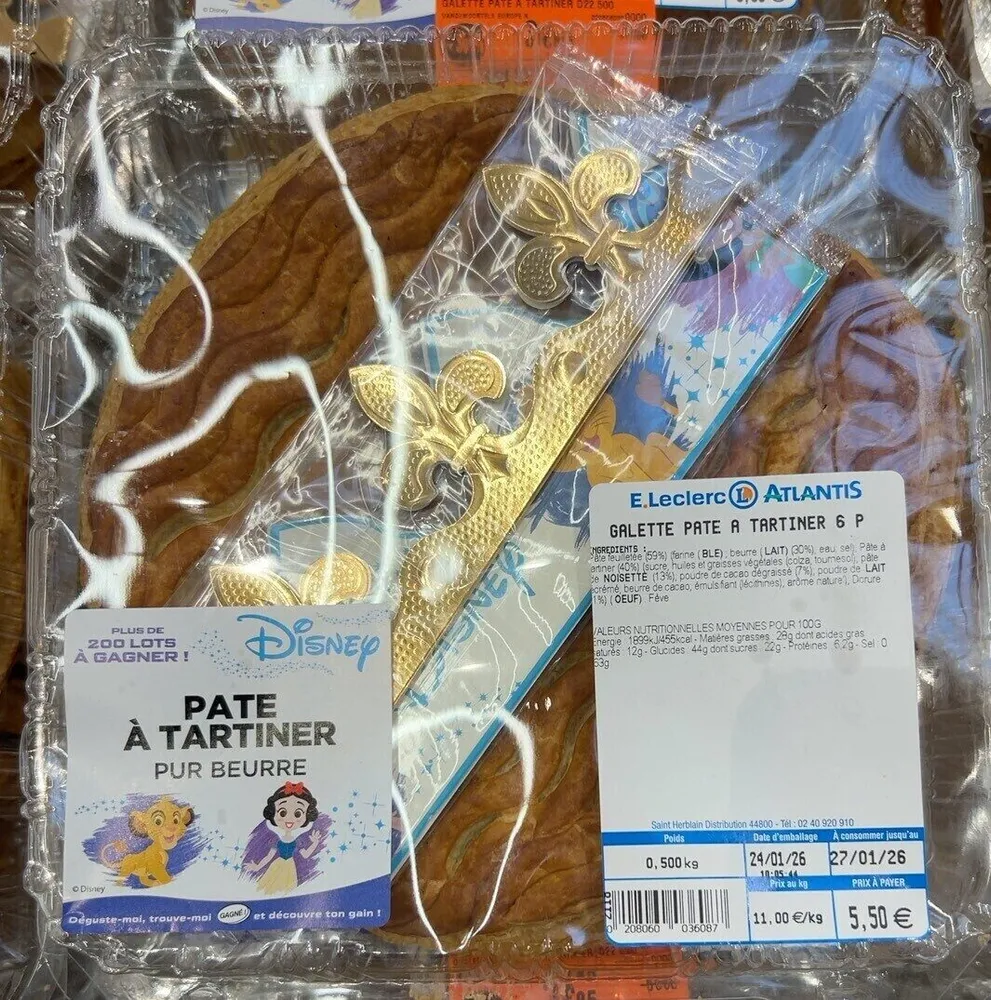 Galette pâte à tartiner
