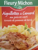 Aiguillettes de Canard au poivre vert écrasée de pommes de terre