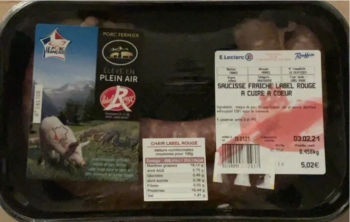 Saucisse fraiche