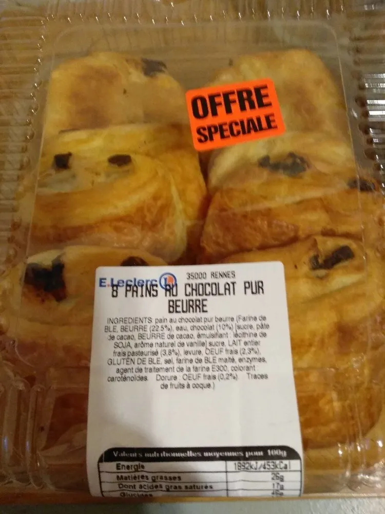 Pains aux chocolats