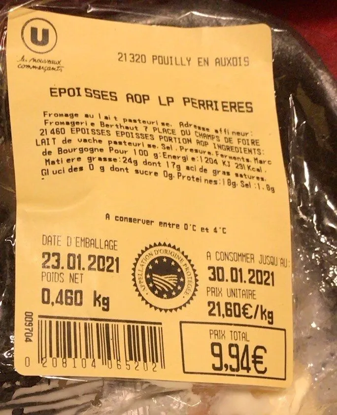 Epoisses aop lp perrieres