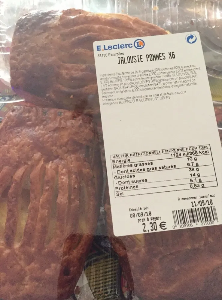 Jalousie pommes