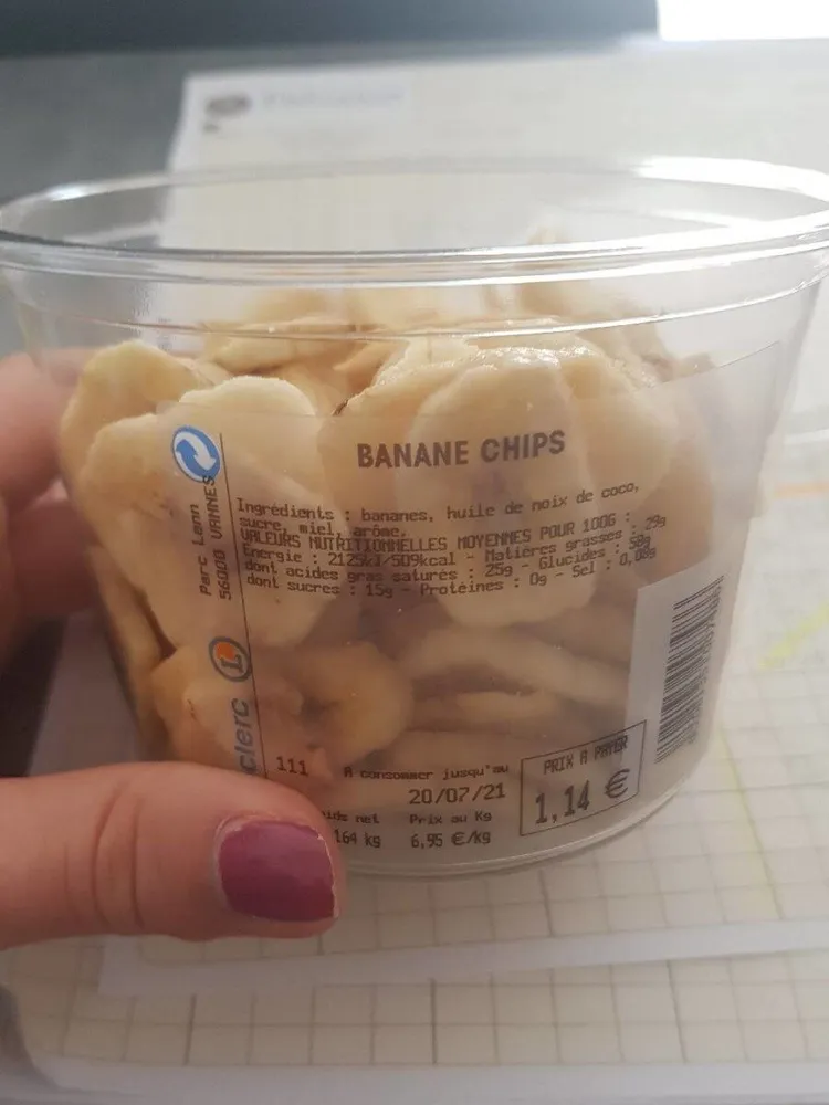 Chips de banane