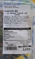 Fondant terrine pur canard