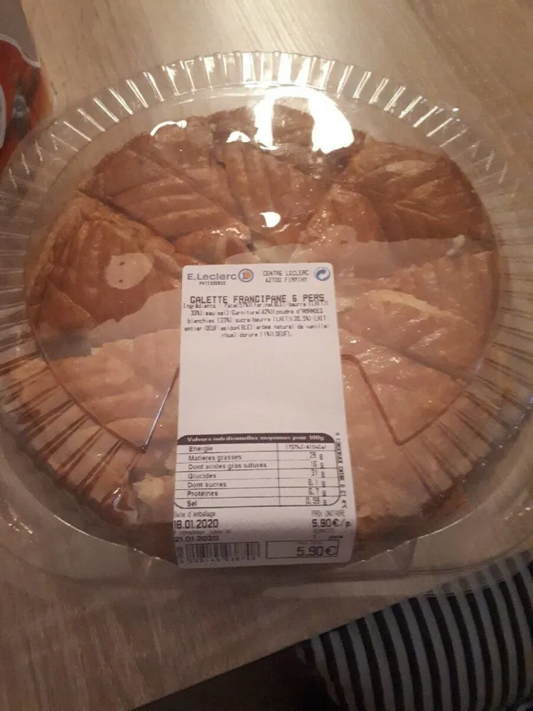 Galette frangipane 6 pers