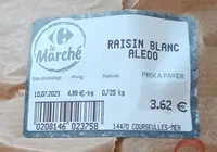 Raisins blanc