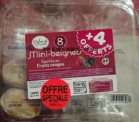 Mini-beignets fourrés au fruits rouges