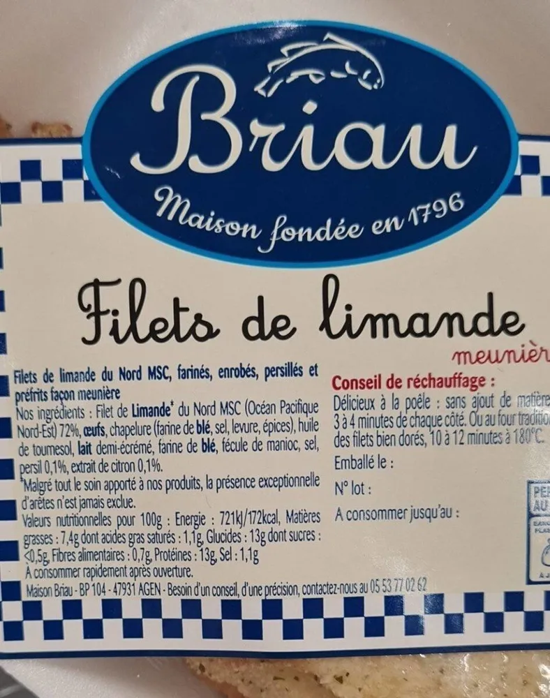 Filet de limande