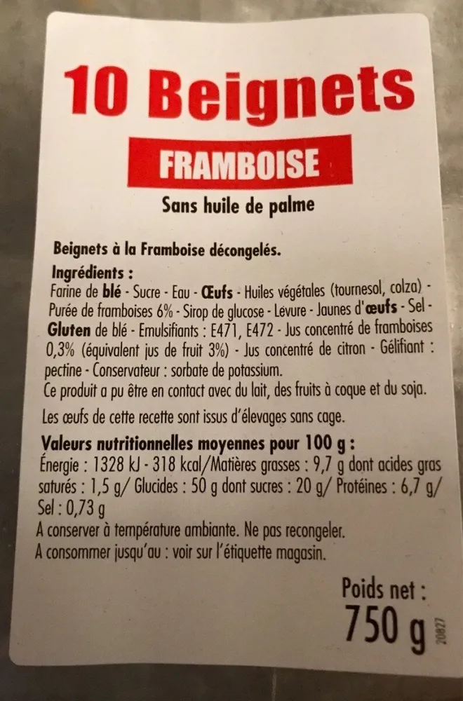 Beignets framboise