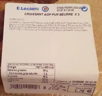 Croissant AOP pur beurre