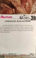 Commande de boulangerie auchan