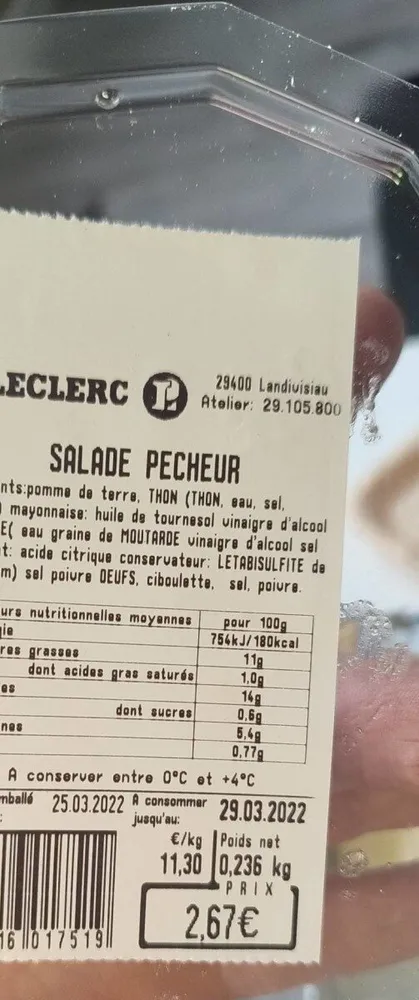 Salade pêcheur