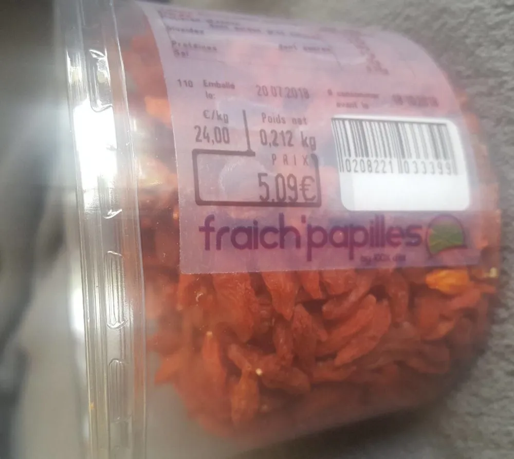 Baie de goji sechee