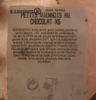 Petits viennois au chocolat