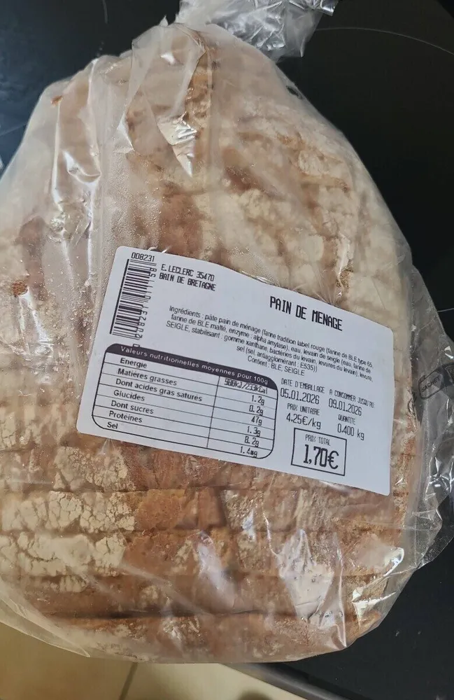 Pain de ménage Intermarché