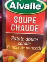 Soupe chaude patate douce carotte