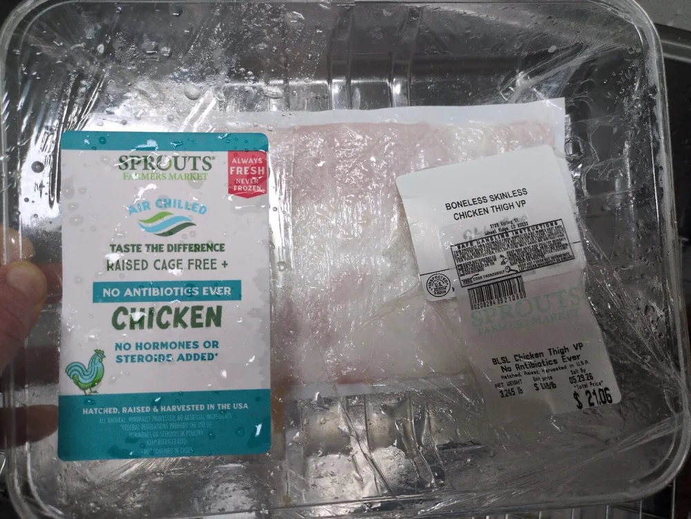 Boneless Skinless Chicken Thighs