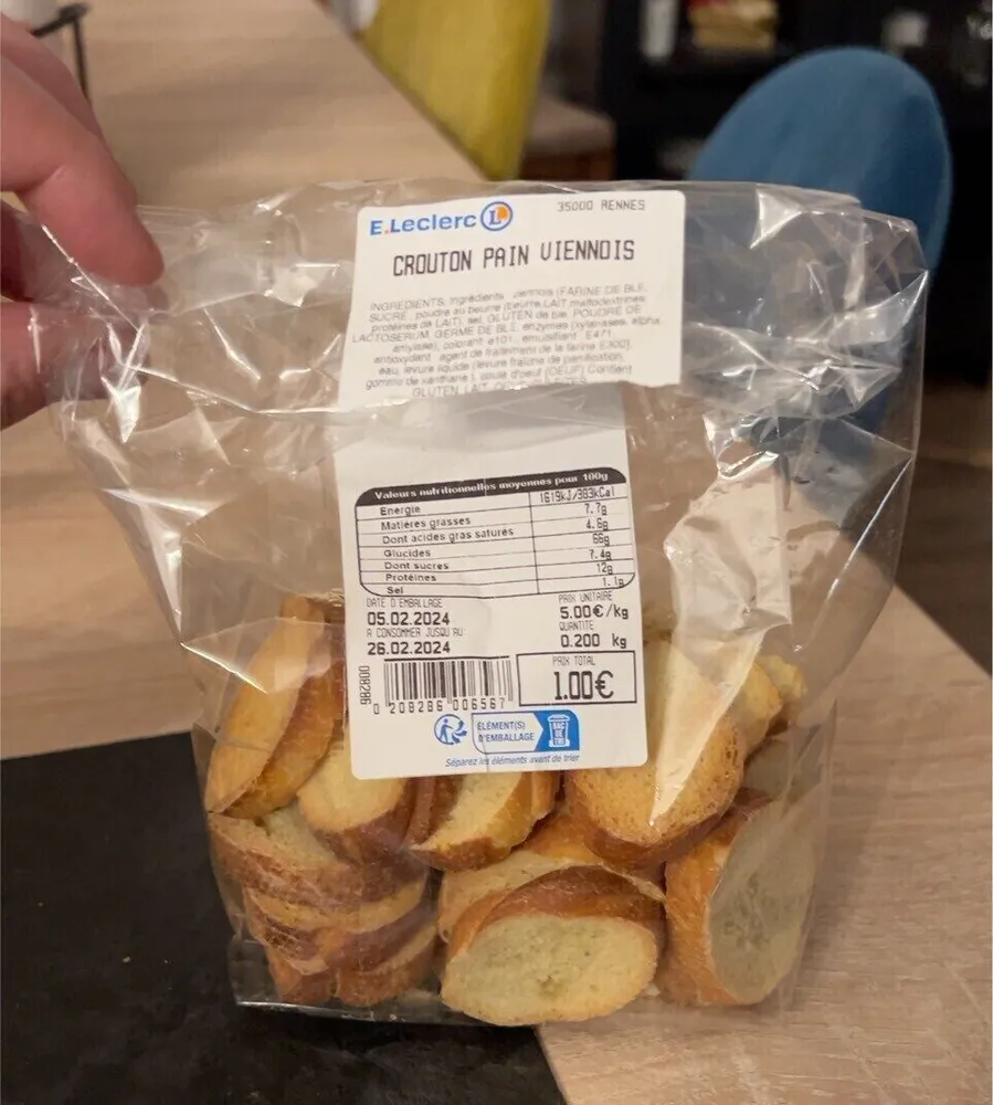 CROUTON PAIN VIENNOIS