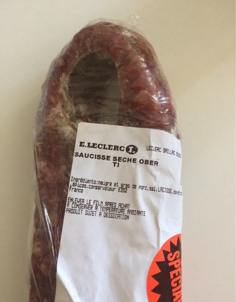 Saucisse seche oberti