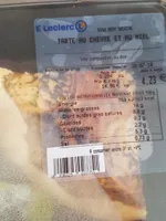 Tarte au chèvre et au miel