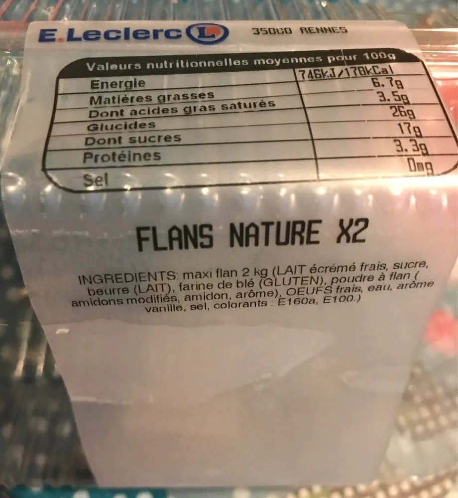 Flan Nature