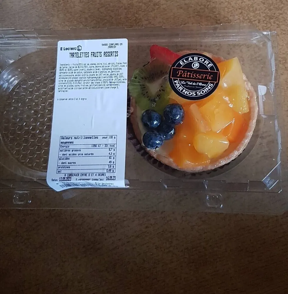 Tartelettes fruits assortis