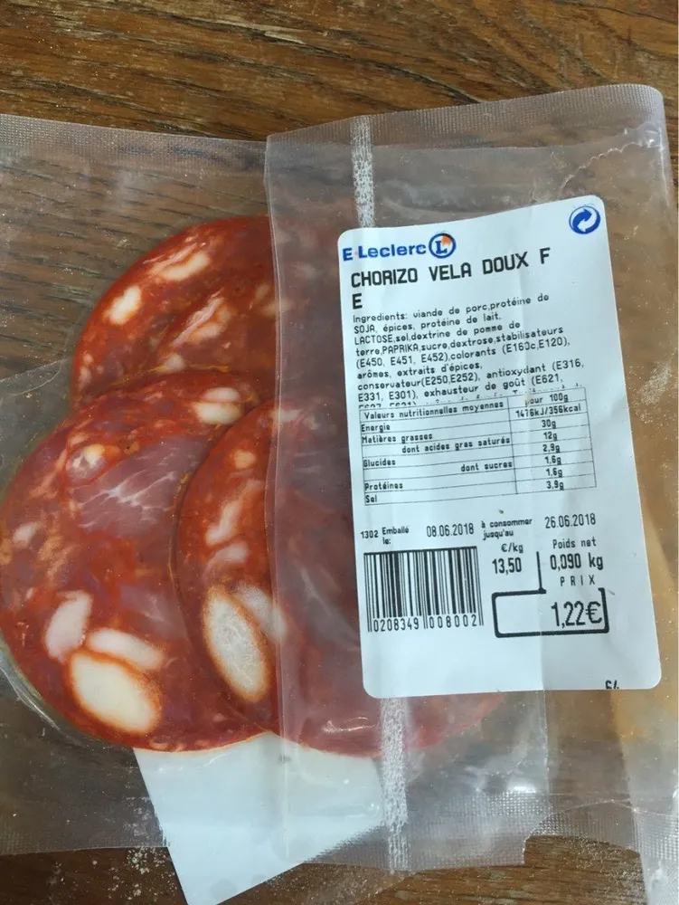 Chorizo vela Doux