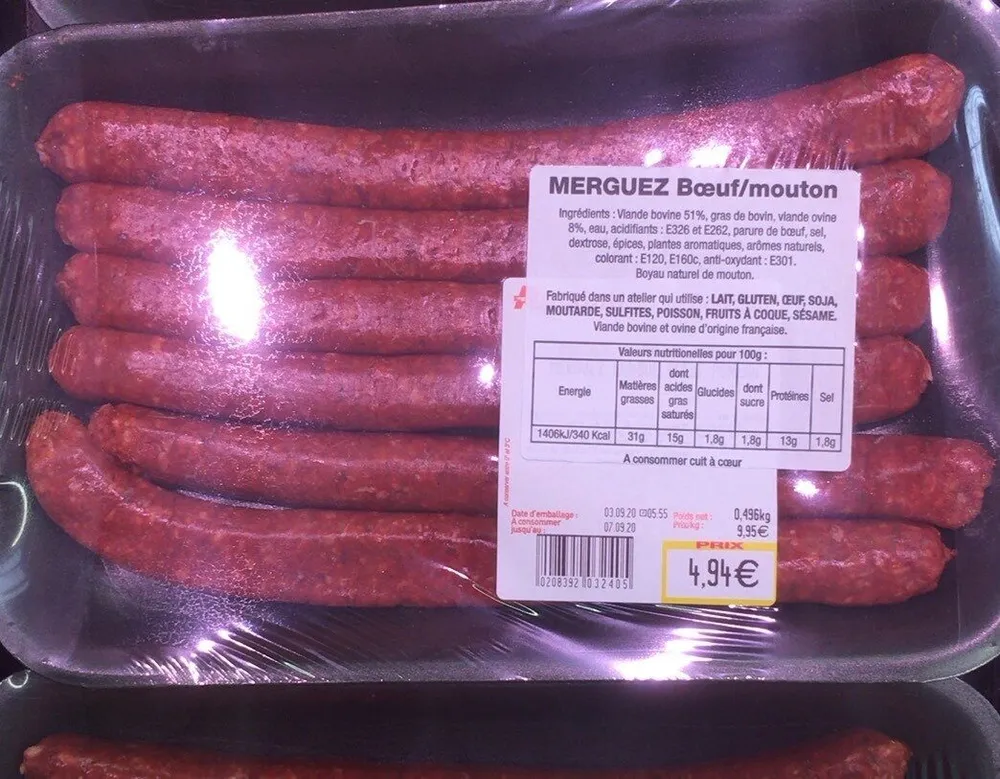 Merguez boeuf/mouton