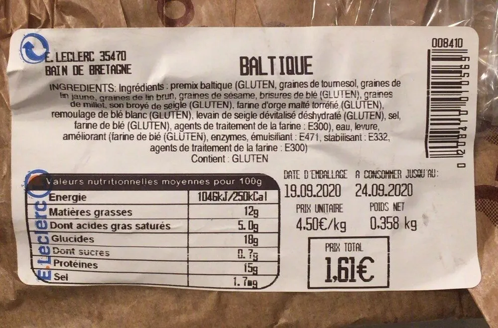 Pain baltique