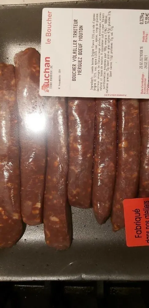Merguez boeuf mouton