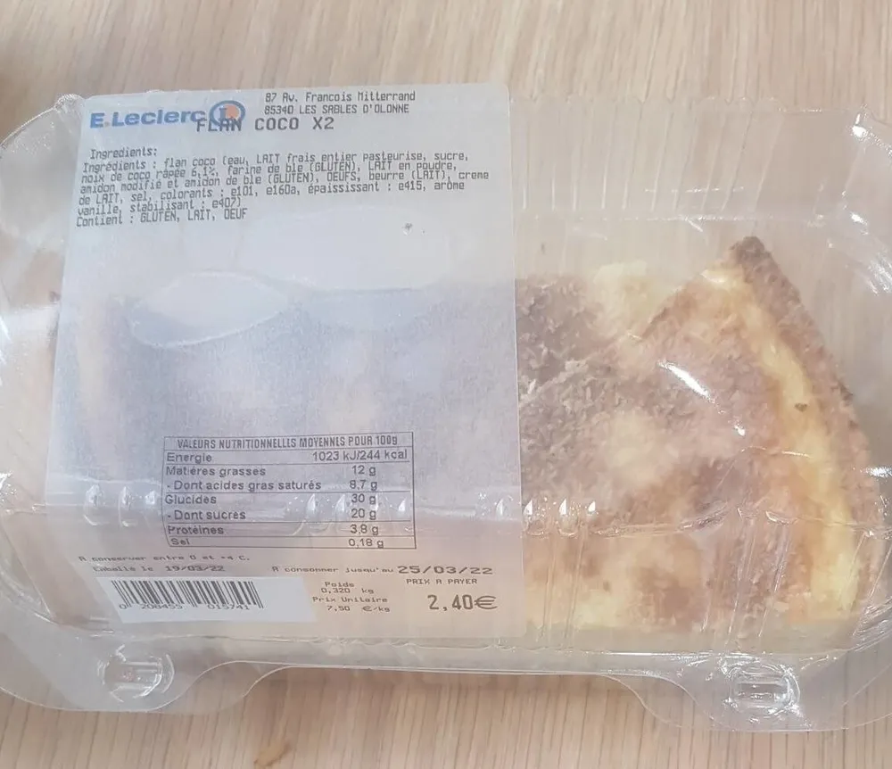 Flan coco
