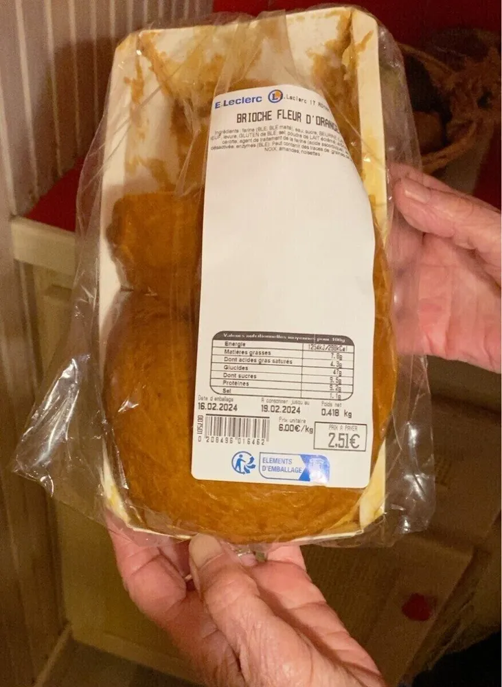 Brioche fleur d’oranger