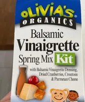 Balsamic vinaigrette spring mix