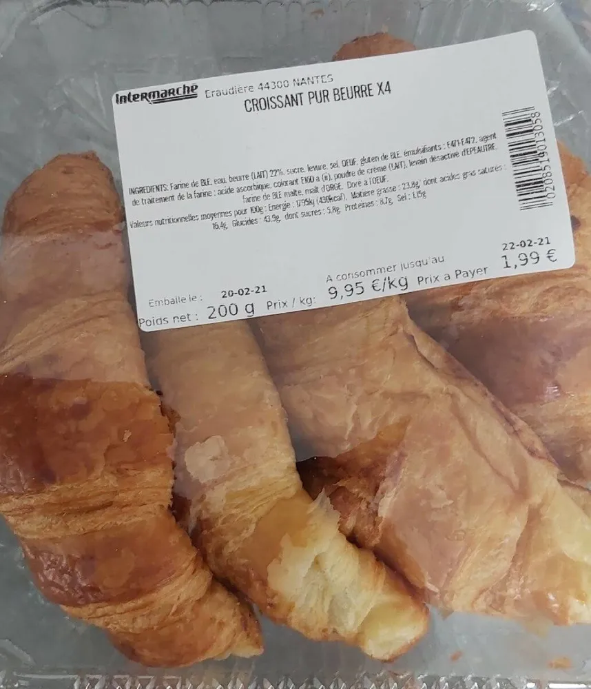 Croissants Pur Beurre