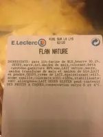 Flan nature
